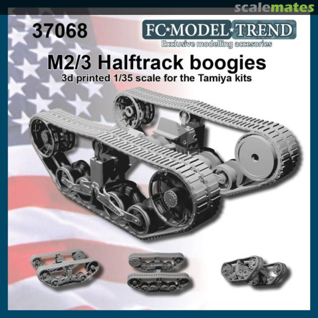 Boxart M2 / M3 Halftrack bogies 37068 FC Model Trend