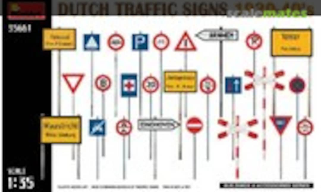 1:35 Dutch Traffic Signs 1930-40's (MiniArt 35661)