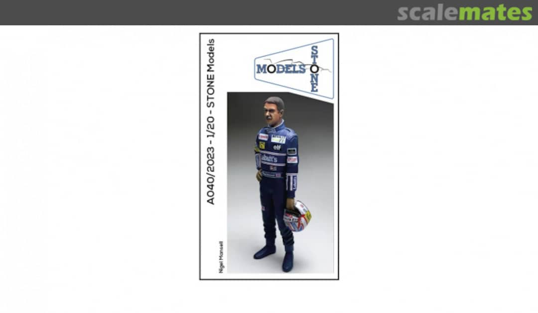 Boxart Driver Nigel Mansell A040/2023 Stone Models