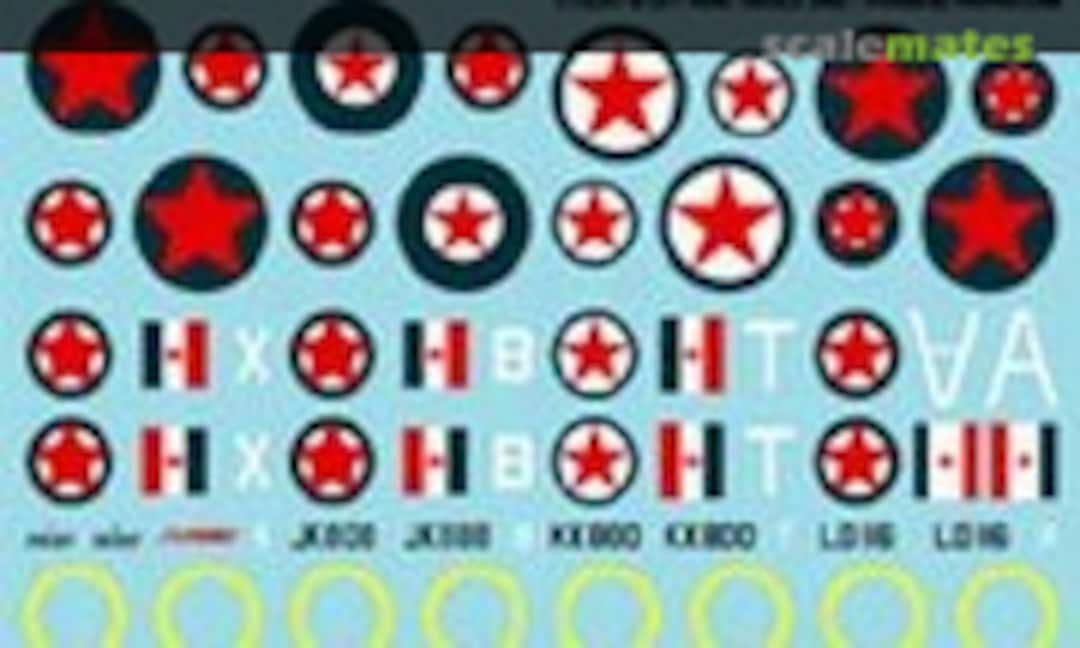 1:72 351 &amp; 352 RAF Yugoslav Squadrons (Lift Here Decals C-72LH)