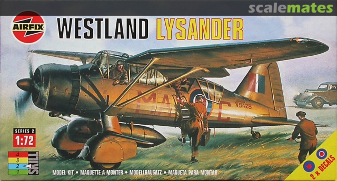 Boxart Westland Lysander 02053 Airfix