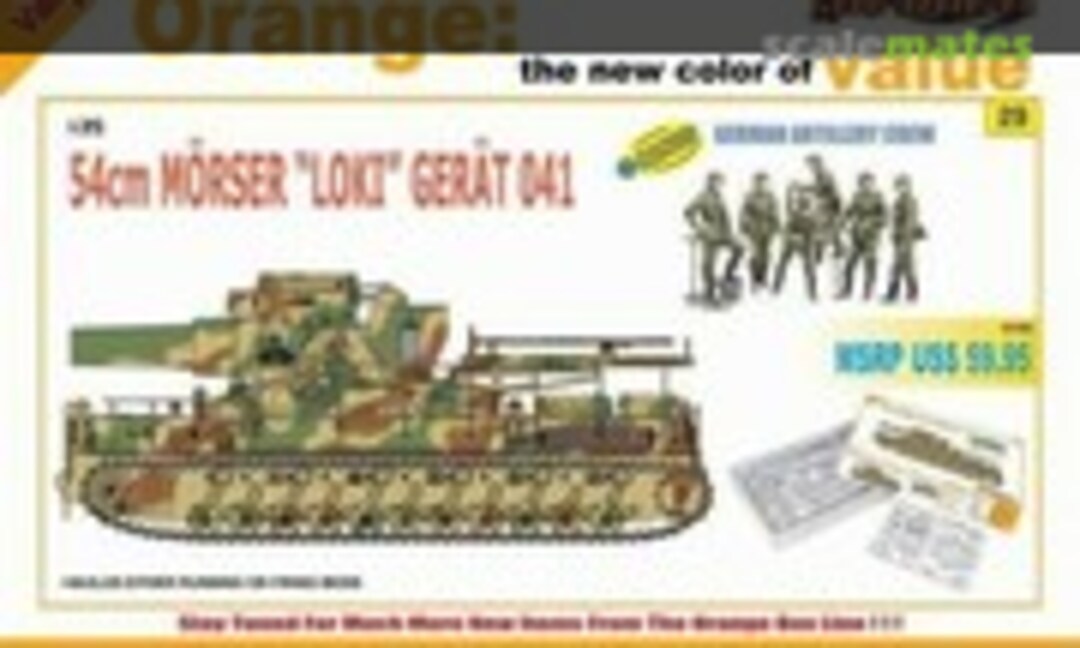 1:35 Mortar 54cm Mörser ~Loki~ Gerät 041 + Crew (Cyber Hobby 9129)