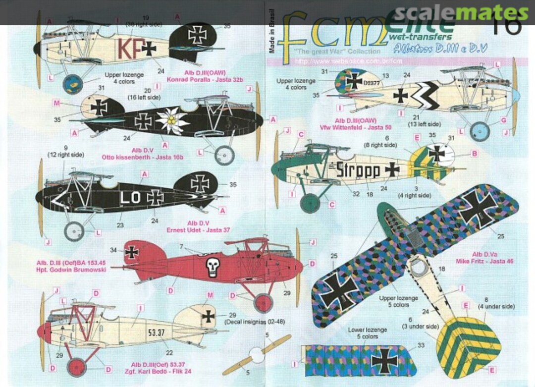 Boxart Albatros D.III e D.V 48-16 FCM