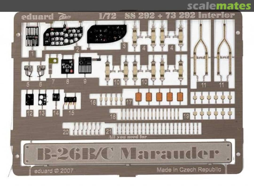 Boxart B-26B/C interior SS292 Eduard