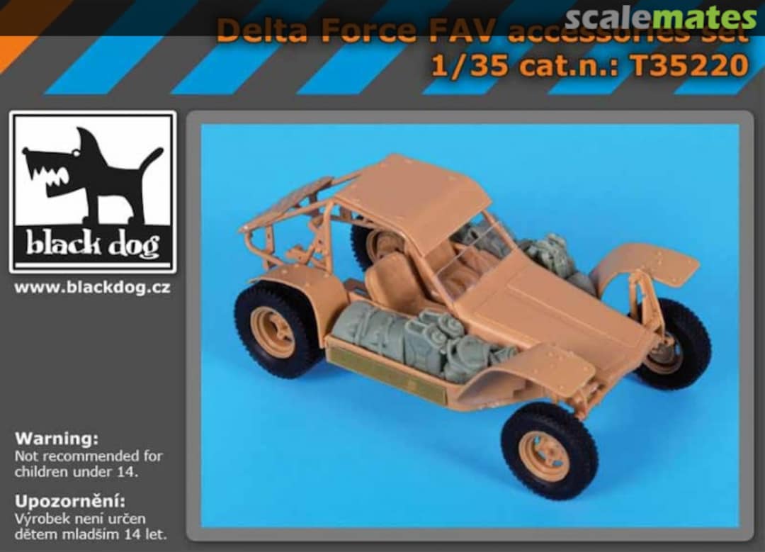 Boxart Delta Force FAV accessories set T35220 Black Dog