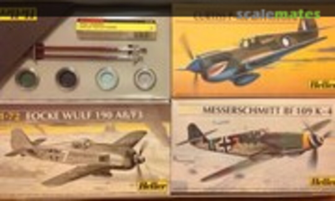 1:72 Collection Kit 3 - P-40, Fw 190 &amp; Bf 109 (Heller )