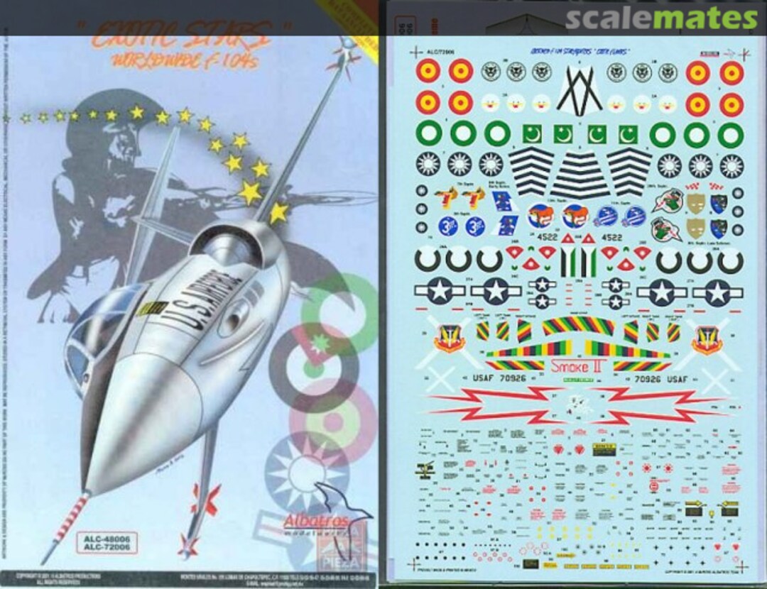 Boxart Worldwide F-104s ALC-72006 Albatros Modelworks