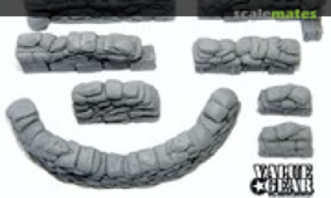 1:35 Configurable Sandbag Walls &amp; Crates (Value Gear DP010)