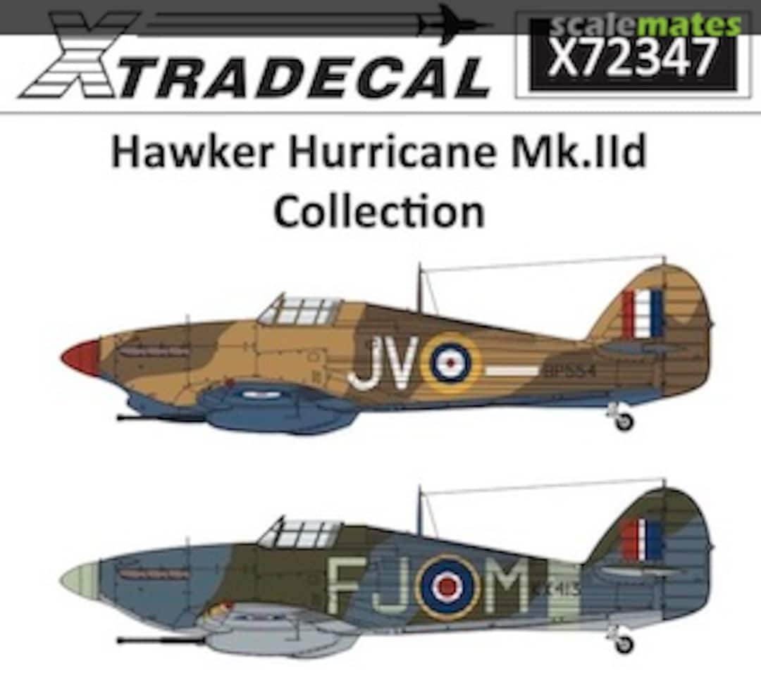 Boxart Hawker Hurricane Mk.IId Collection X72347 Xtradecal