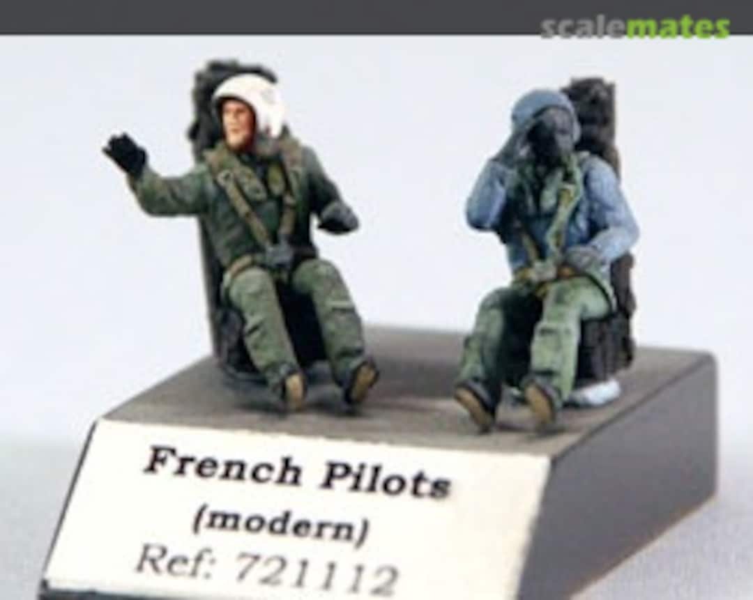 Boxart French pilots seated in a/c 80´-90´ 721112 PJ Production