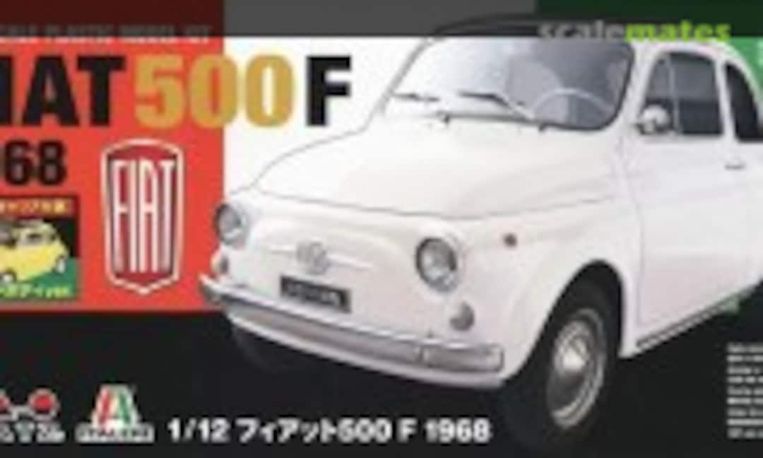 1:12 FIAT 500 F 1968 Yellow Body ver. w/Roof Carrier (Platz PIT006)