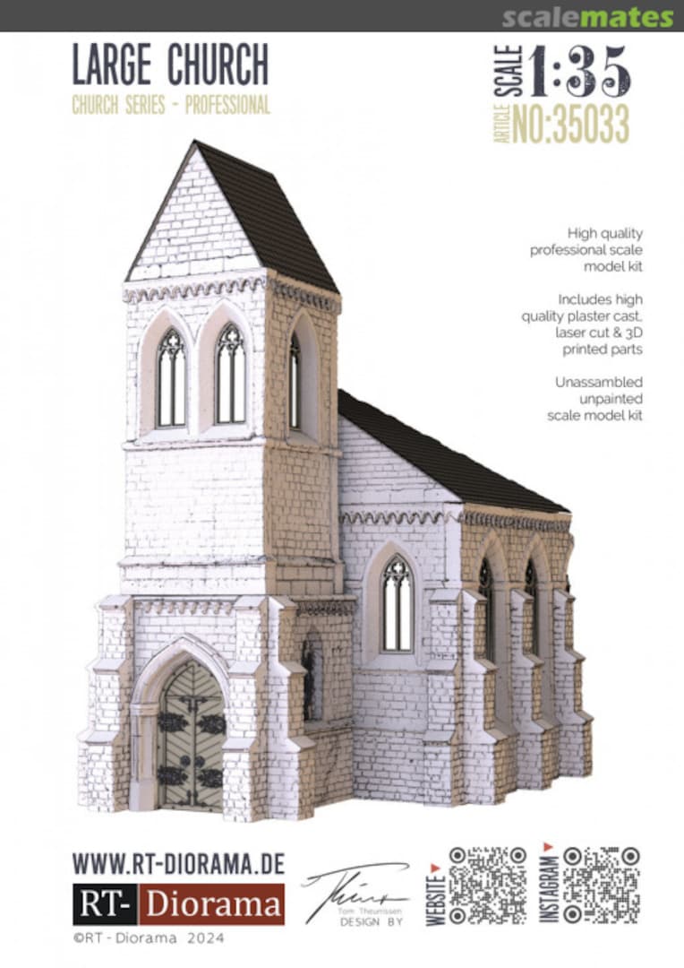 Boxart Large Church 35033K RT-Diorama