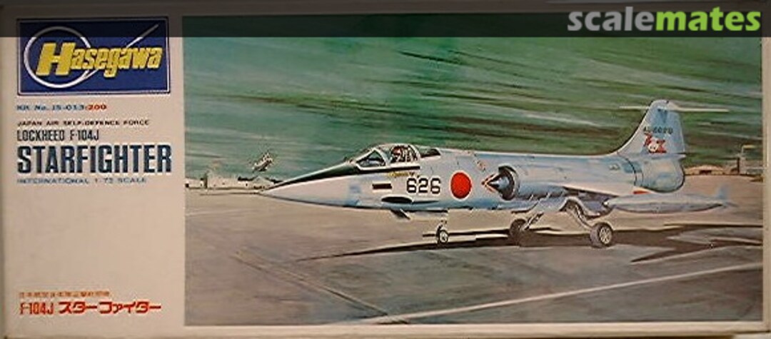 Boxart Lockheed F-104J Starfighter JS-013 Hasegawa