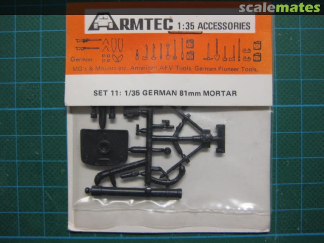 Boxart German 81mm Mortar Set 11 Armtec