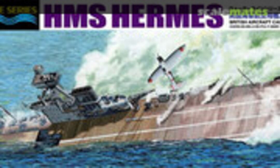 1:700 HMS Hermes (Indian Ocean Raid) (Aoshima 051009)