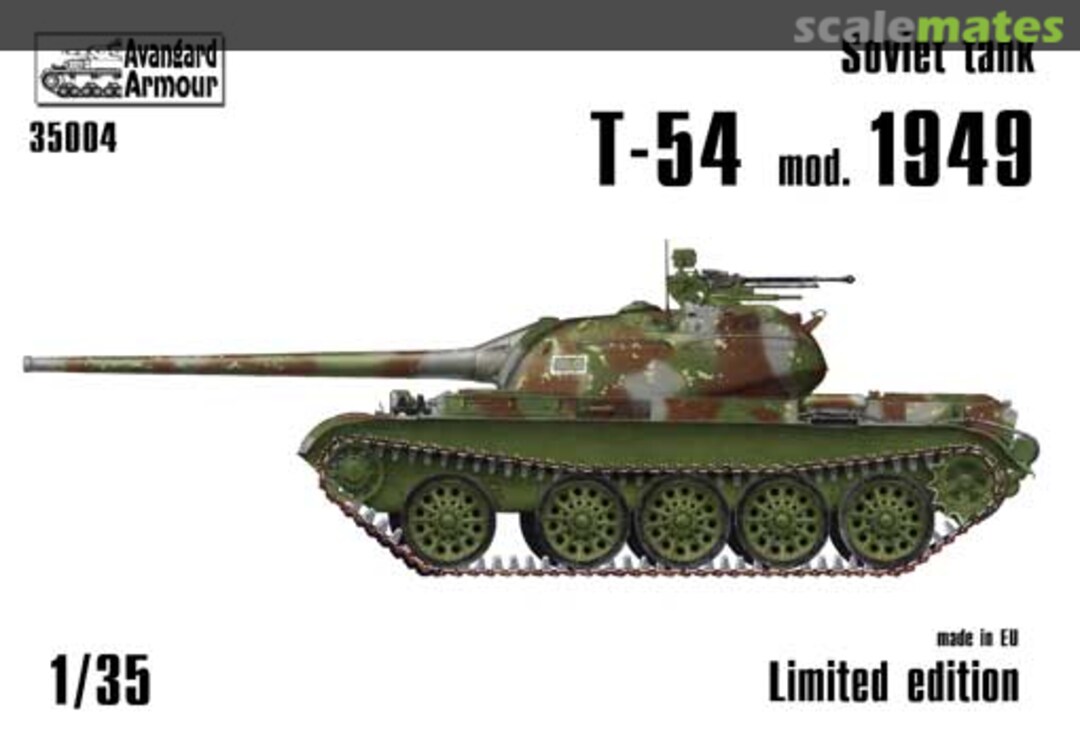 Boxart tank T-54 mod. 1949 35004 Avangard Armour