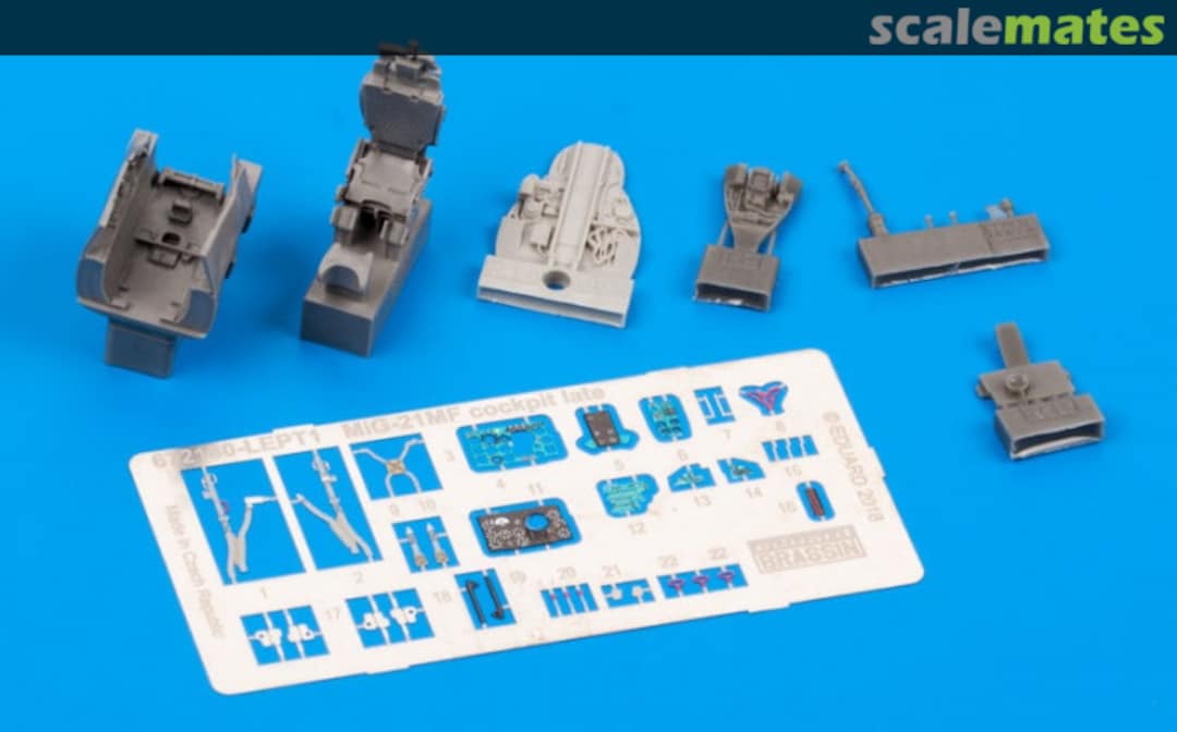 Contents MiG-21MF Interceptor cockpit late 672180 Eduard
