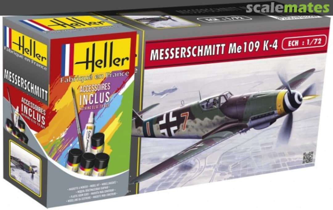 Boxart Messerschmitt Me 109 K-4 56229 Heller