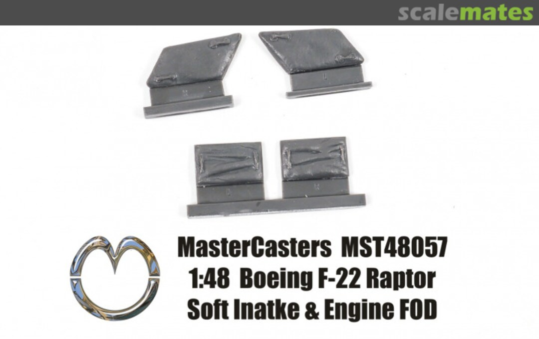 Boxart Boeing F-22A Raptor Soft Intake & Engine FOD MST48057 MasterCasters