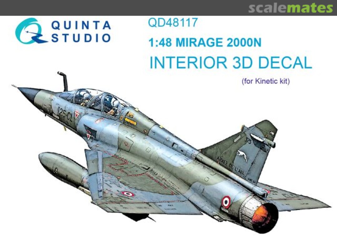 Boxart Mirage 2000N interior 3D decals QD48117 Quinta Studio