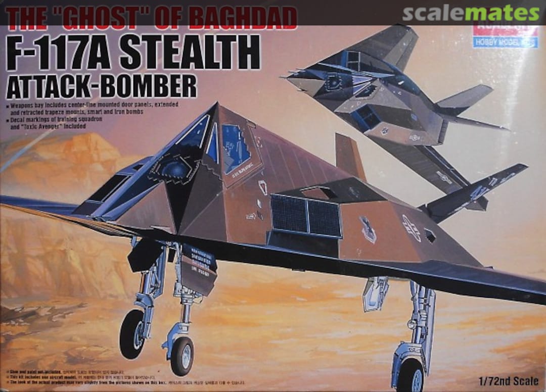 Boxart F-117A Stealth Attack-Bomber 12475 Academy