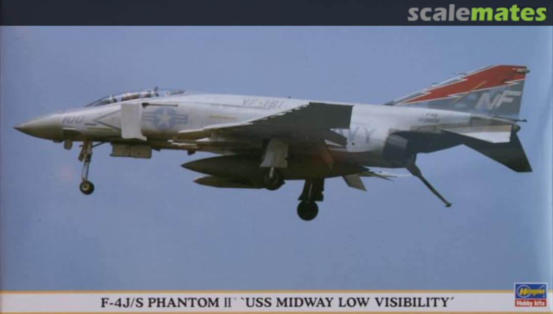 Boxart F-4J/S Phantom II 'USS Midway low visibility' 00834 Hasegawa