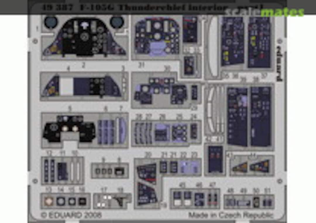 Boxart F-105G interior S.A. 49387 Eduard