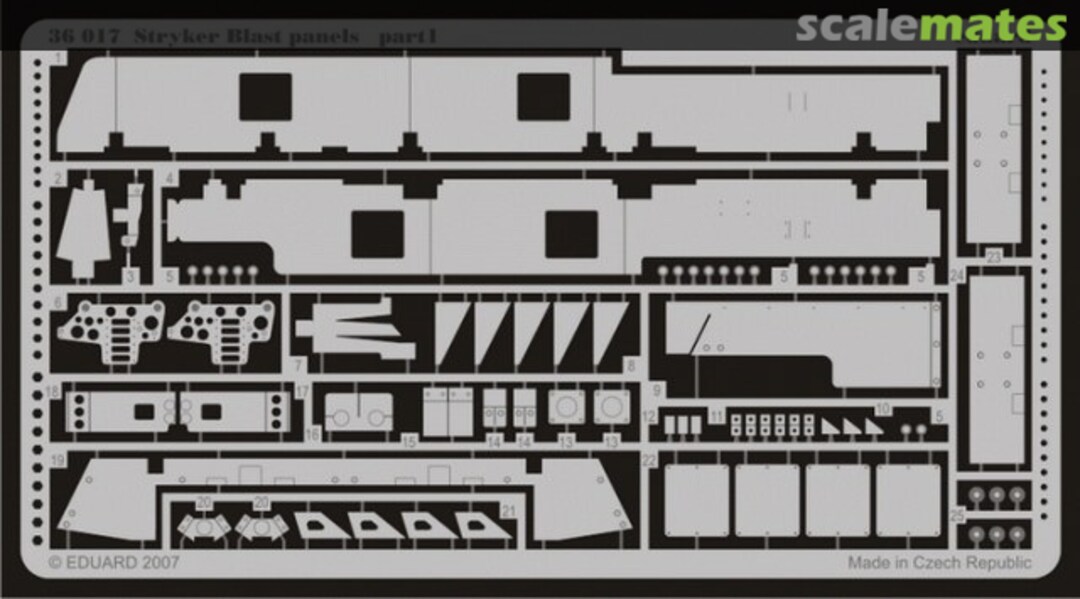 Boxart Stryker Blast panels 36017 Eduard