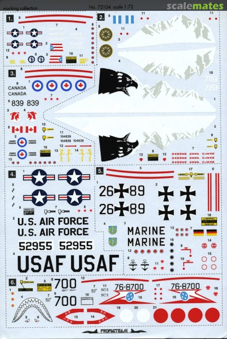 Boxart F-104 Starfighter 72104 Propagteam