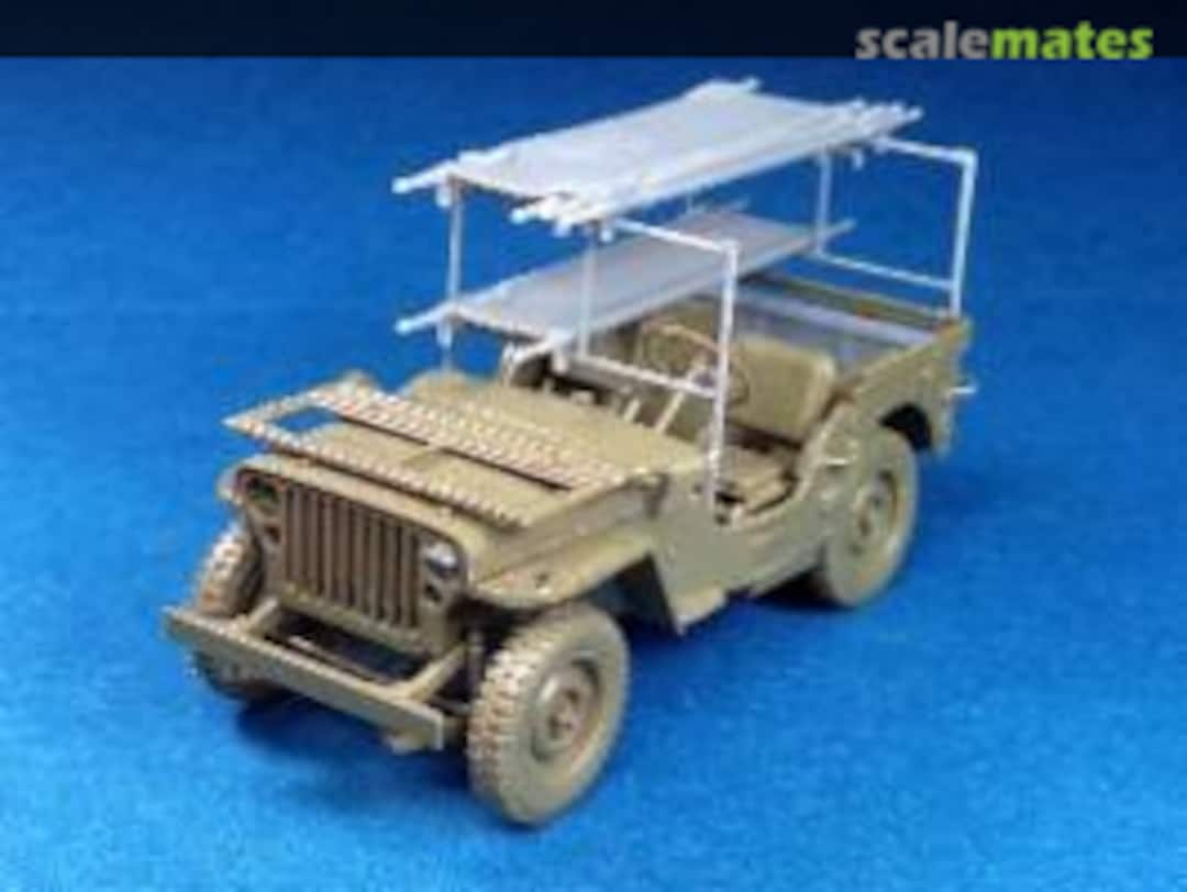 Boxart WWII British ambulance jeep conversion 353121 Minor