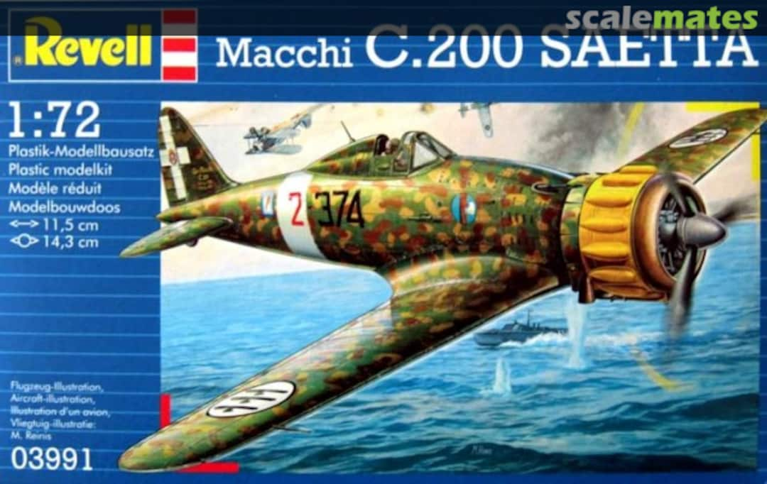 Boxart Macchi C.200 Saetta 03991 Revell