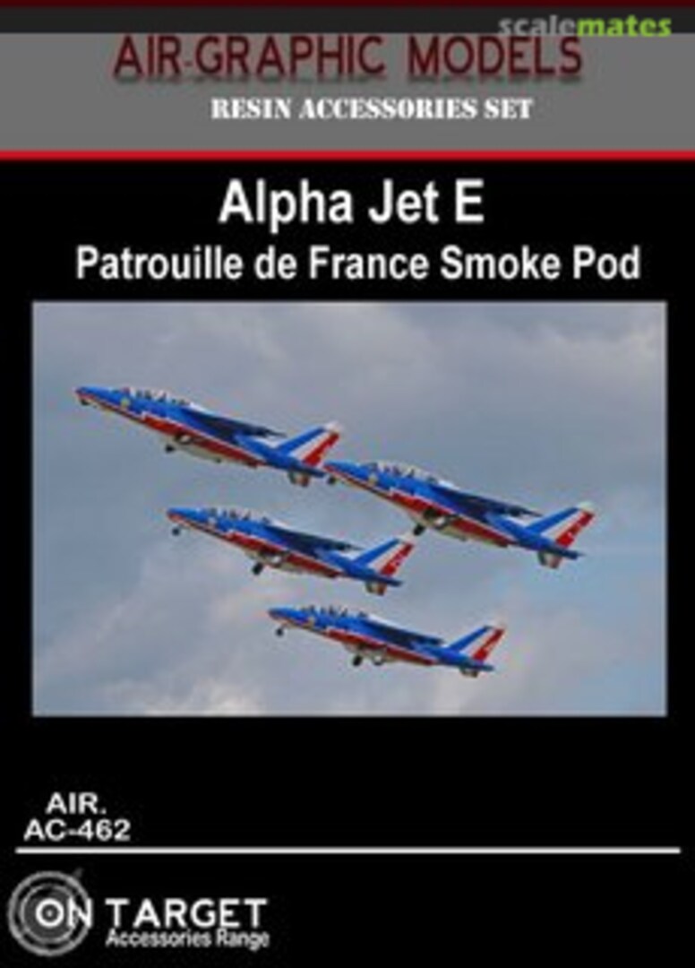 Boxart Alpha Jet E Patrouille de France Smoke Pod AIR.AC-462 Air-Graphic Models