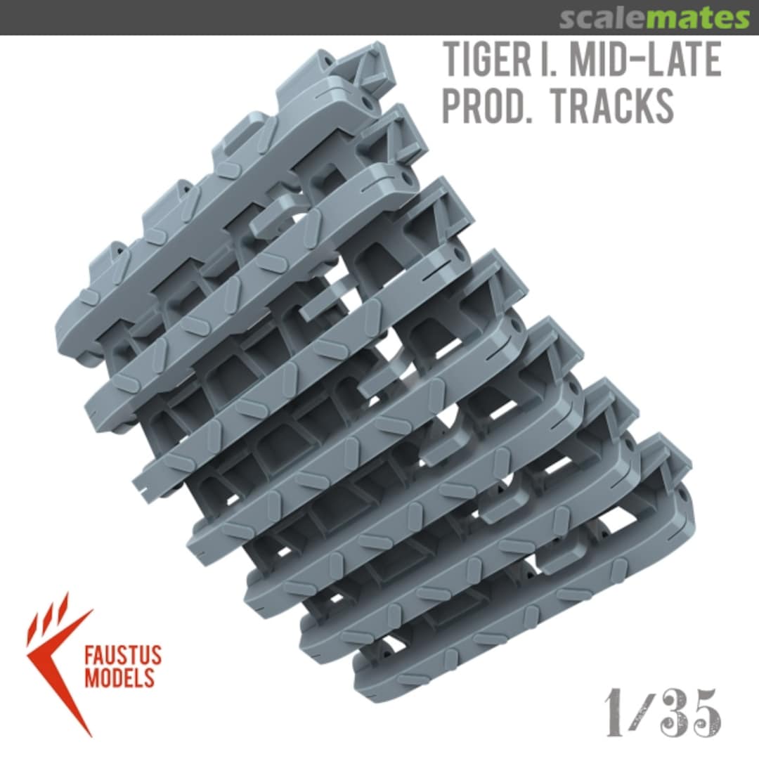 Boxart TIGER I. MID-LATE TRACKS 3D PRINT MODEL 666096 Faustus models