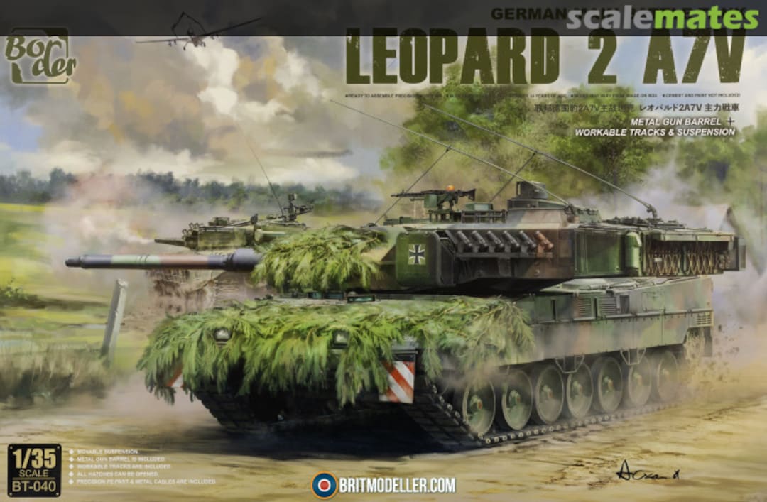 Boxart Leopard 2A7V BT-040 Border Model