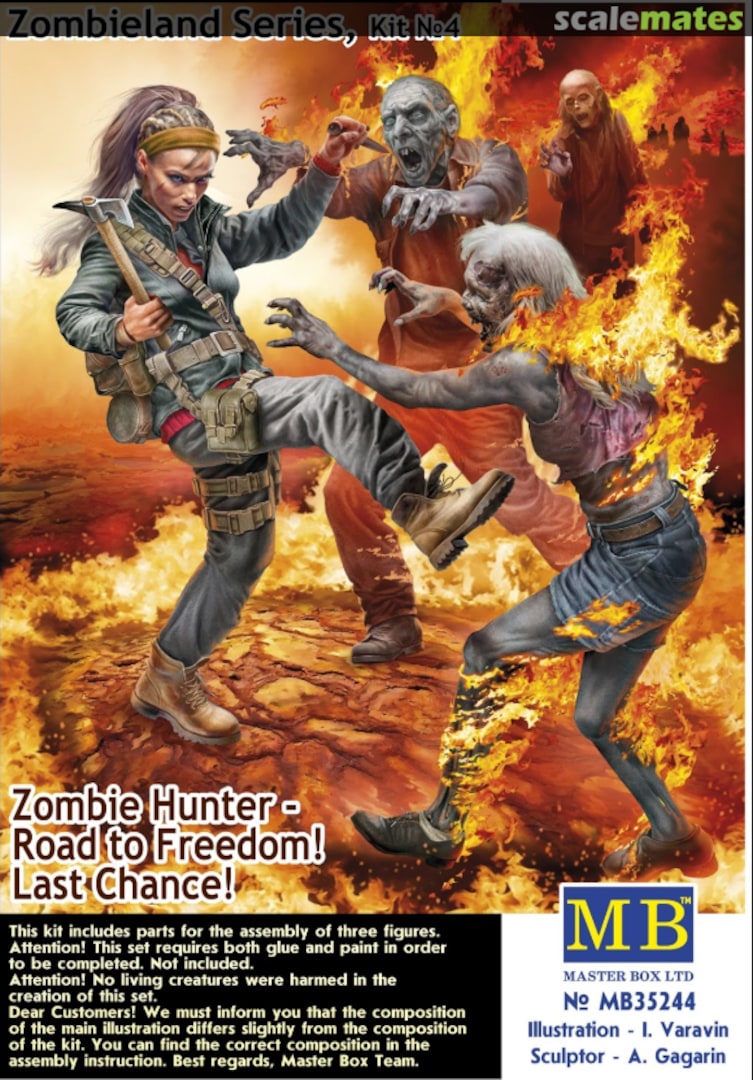 Boxart Zombie Hunter: Road to Freedom! Last Chance!  MB35244 Master Box