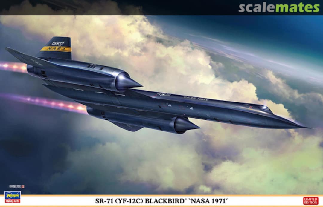 Boxart SR-71 (YF-12C) Blackbird `NASA 1971´ 02486 Hasegawa