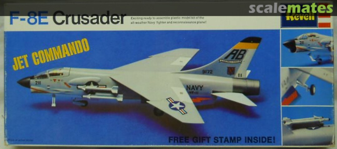 Boxart F-8E Crusader H-255-130 Revell