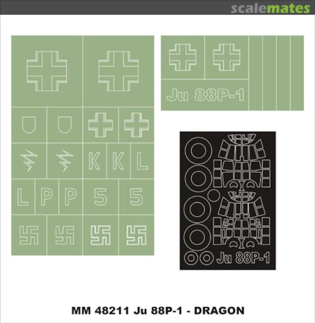 Boxart Junkers Ju 88P MM48211 Montex