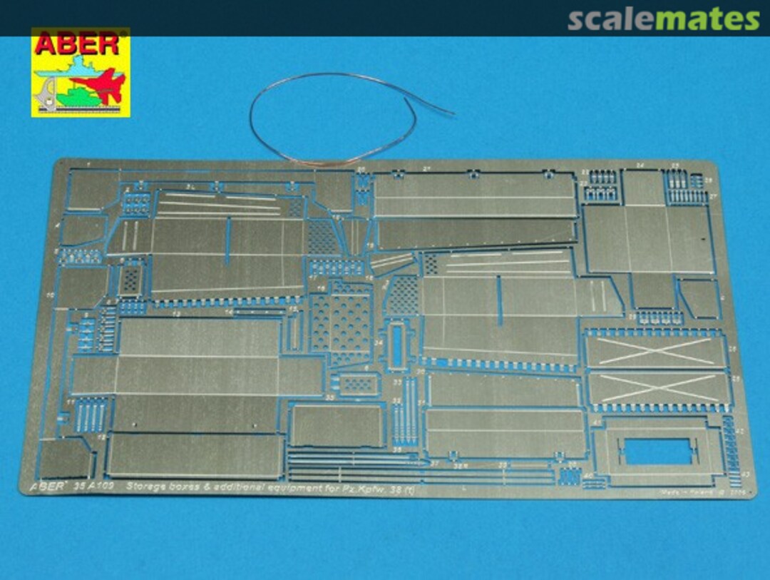 Contents Pz.Kpfw. 38 (t) Storage Boxes 35A109 Aber