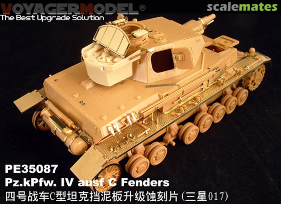 Boxart Pz.Kpfw. IV Ausf. C Fenders PE35087 Voyager Model