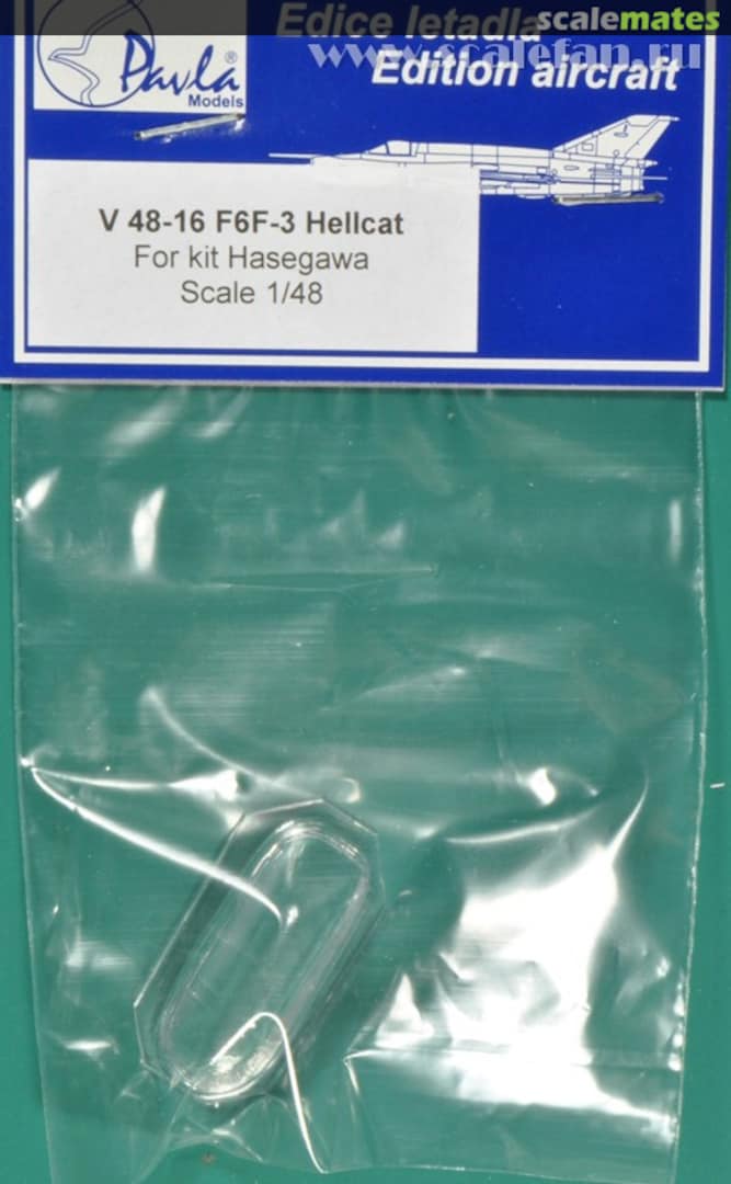 Boxart F6F-3 for Hasegawa V48-16 Pavla Models