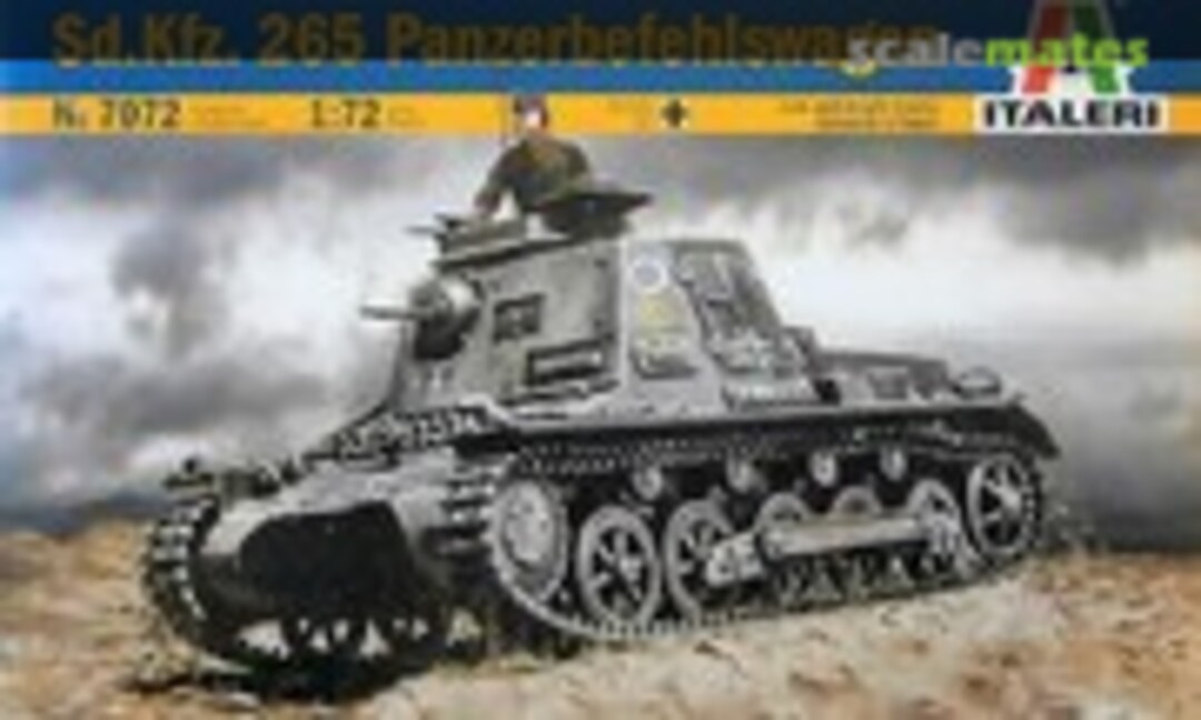 1:72 Sd.Kfz. 265 Panzerbefehlswagen (Italeri 7072)