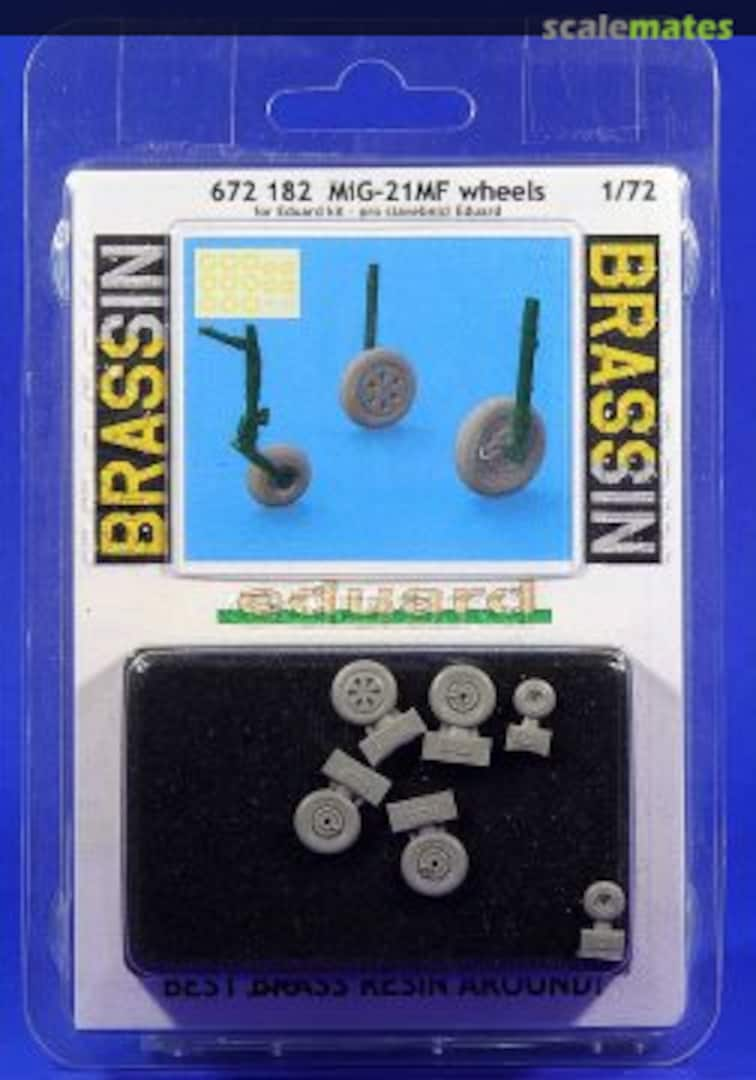 Boxart MiG-21MF wheels 672182 Eduard