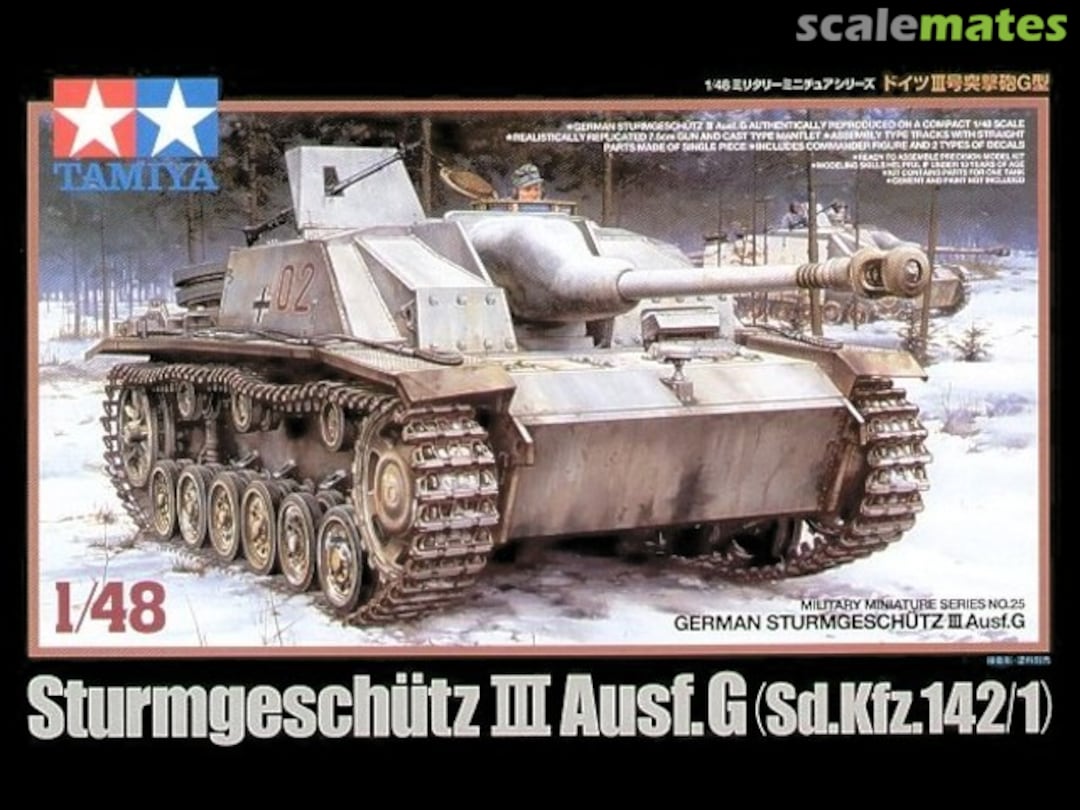 Boxart Sturmgeschütz III Ausf. G 32525 Tamiya