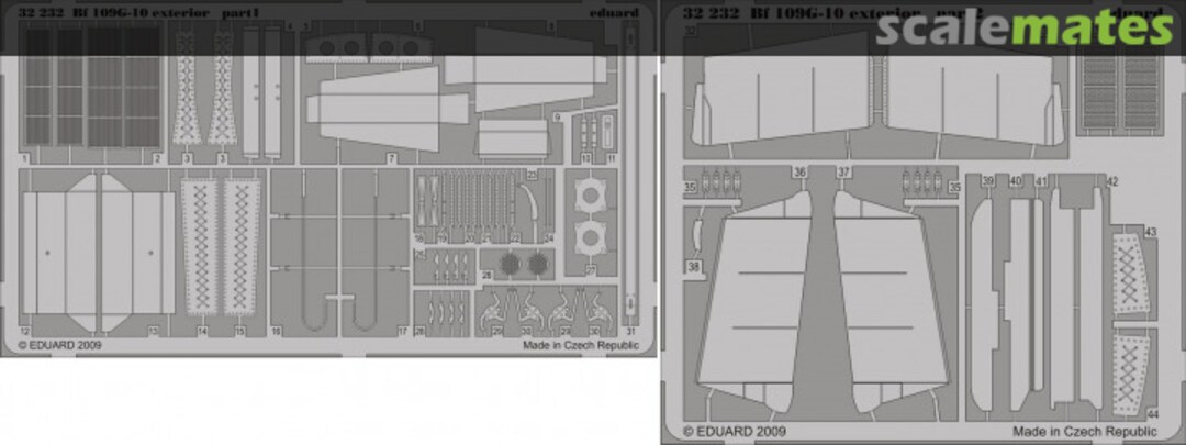 Boxart Bf 109G-10 exterior 32232 Eduard