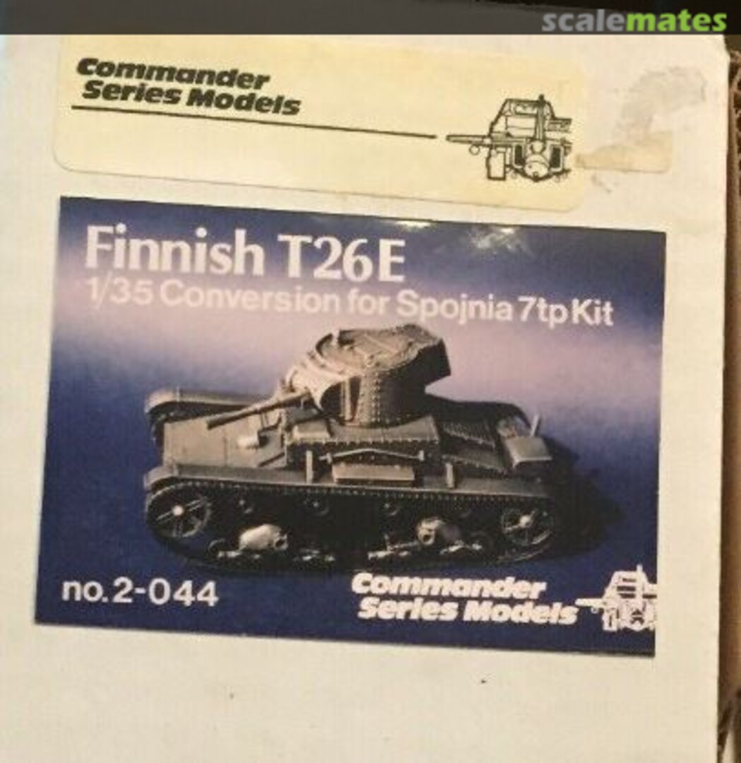 Boxart T26E 1/35 Conversion 2-044 Commander Series Models