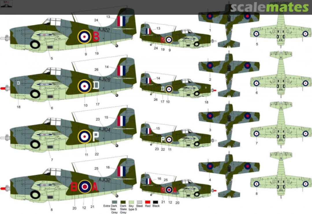 Contents GRUMMAN MARLET II (F4F-4) - MARLET II IN THE SERVICE OF THE ROYAL NAVY MNFD L72043 ROP o.s.