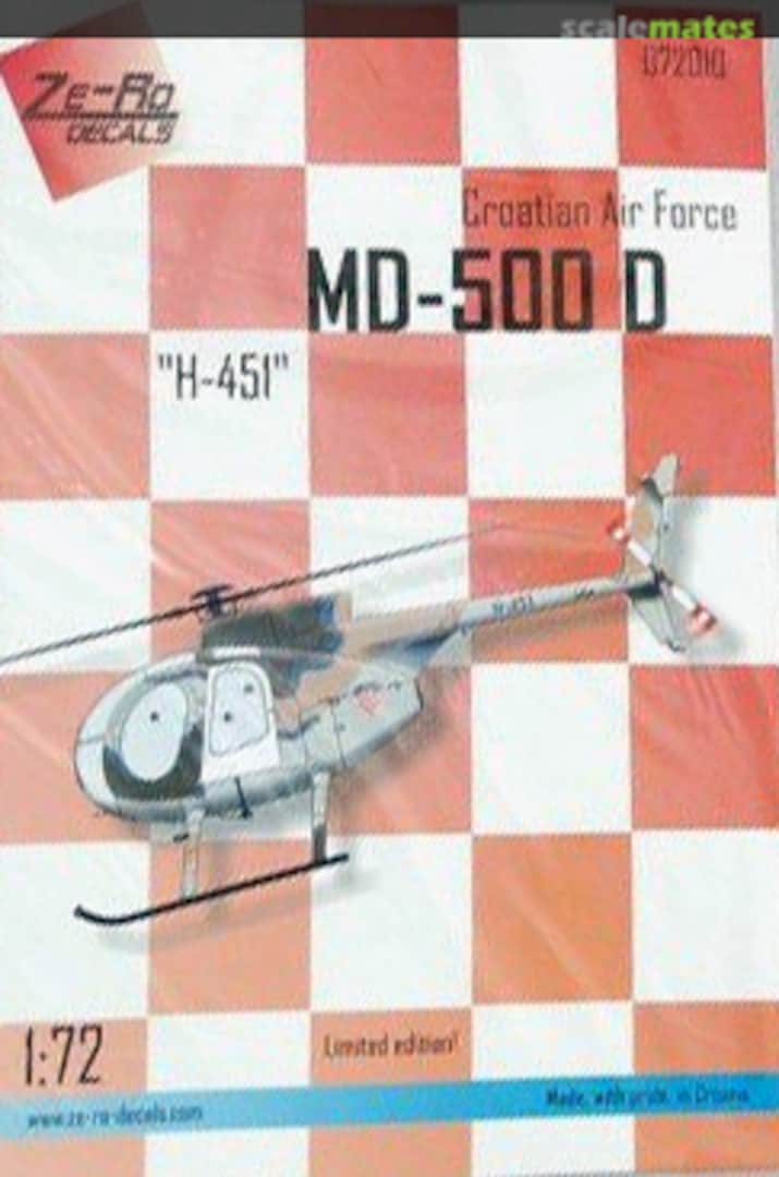 Boxart MD-500D 072010 Ze-Ro Decals