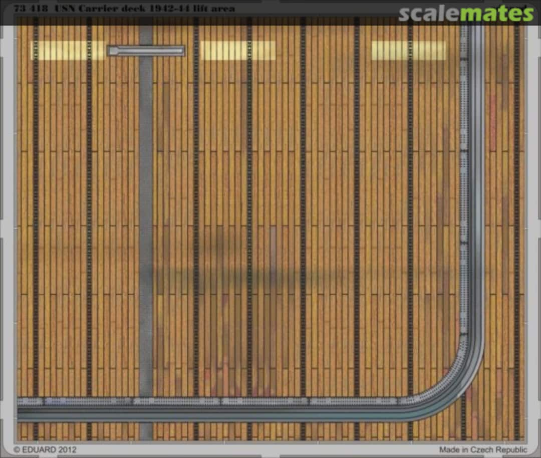Boxart USN Carrier deck 1942-44 lift area 73418 Eduard