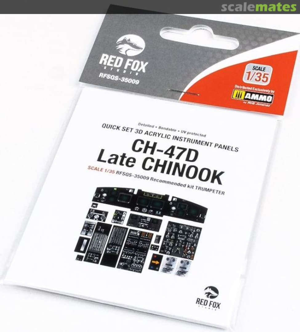 Boxart CH-47D Late Chinook RFSQS-35009 Red Fox Studio